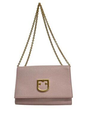 FURLA Pink Leather Shoulder Bag